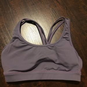 Ptula purple color sports bra
